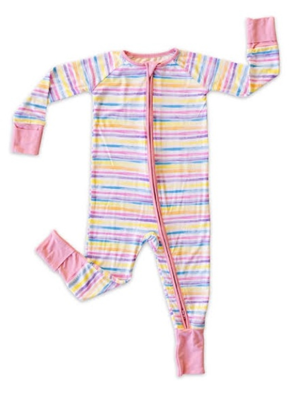 Little Sleepies Sunrise Stripe Bamboo Zippy - Sold Out Online! EUC